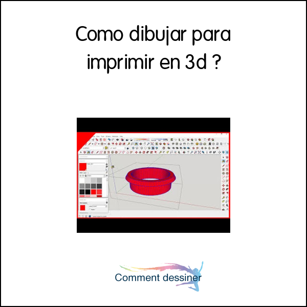 Como dibujar para imprimir en 3d